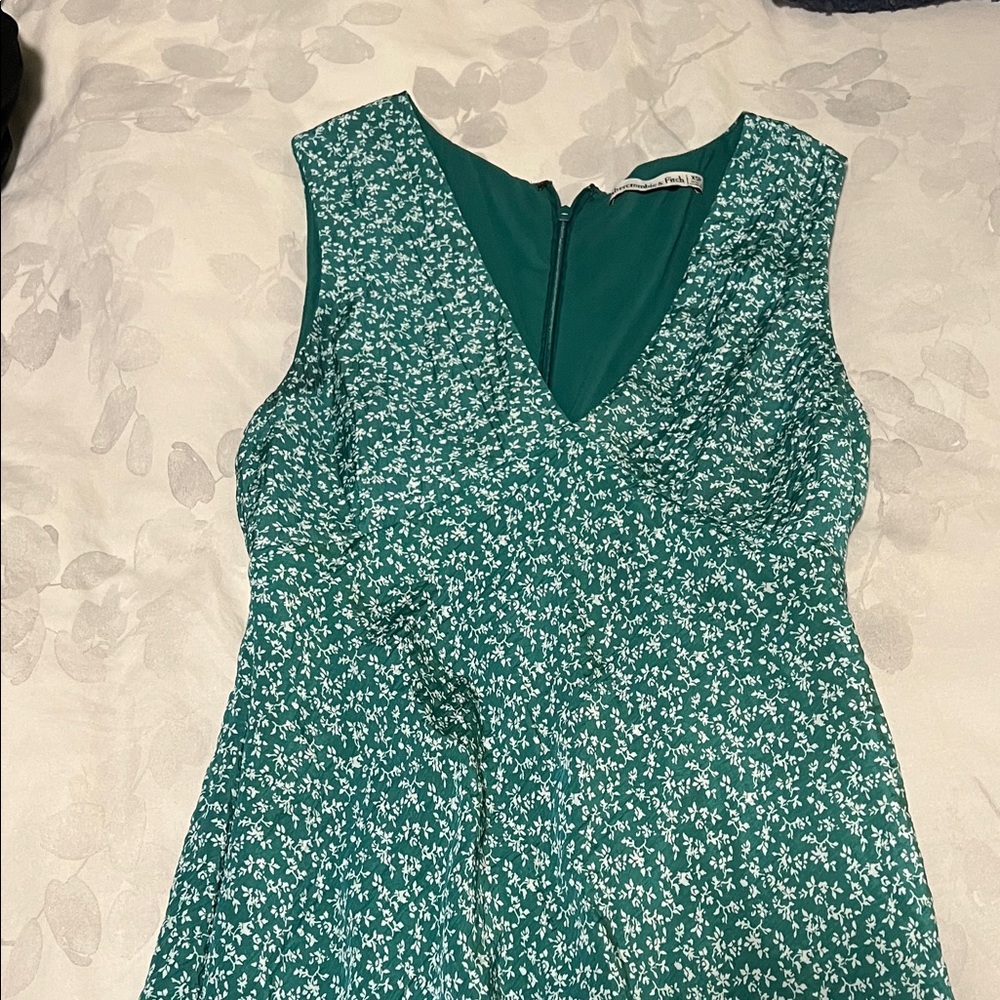 Abercrombie & Fitch Green Floral Dress